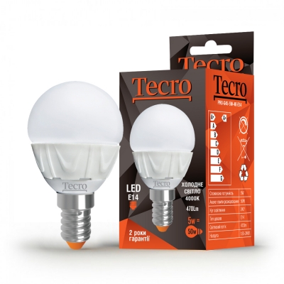 ������������ ����� Tecro TL-G45-6W-4K-E14