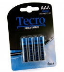 ��������� �������� Tecro Extra Energy Alkaline AAA 1.5V 4��.