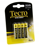 ��������� ������� Tecro Ultra Energy AAA 1.5V 4��.